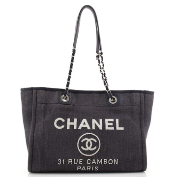 Chanel Deauville Tote Denim Small