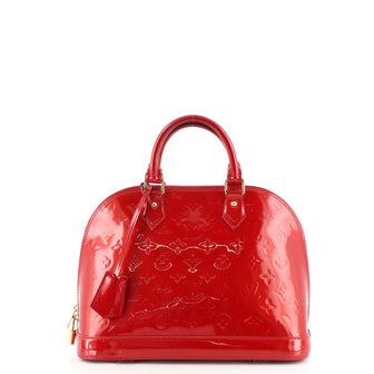 Louis Vuitton Alma Handbag Monogram Vernis PM