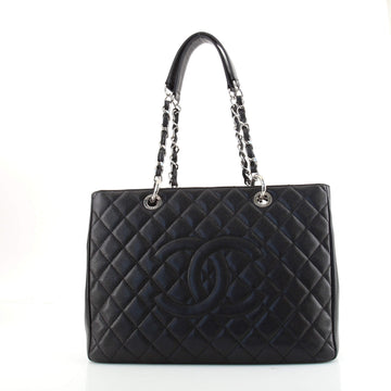 Chanel Grand Shopping Tote Quilted Caviar