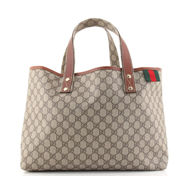 Gucci Web Loop Tote GG Coated Canvas Medium