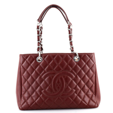 Chanel Grand Shopping Tote Quilted Caviar