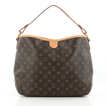 Louis Vuitton Delightful Handbag Monogram Canvas PM Brown