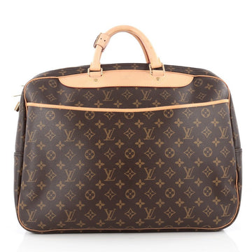 Louis Vuitton Alize Bag Monogram Canvas 24 Heures Brown