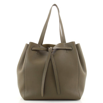 Celine Phantom Tie Cabas Tote Leather Small