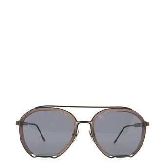 Thom Browne Aviator Sunglasses Metal and Acetate
