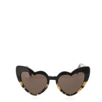 Saint Laurent LouLou Heart Sunglasses Acetate