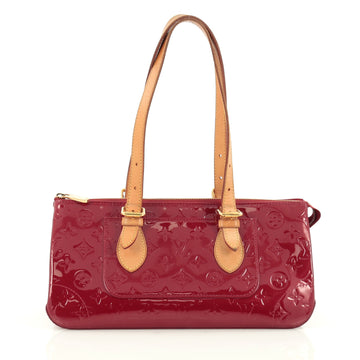 Louis Vuitton Rosewood Avenue Handbag Monogram Vernis red