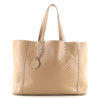 Bottega Veneta Intrecciomirage Tote Leather Medium