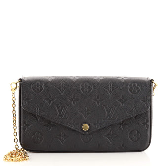 Louis Vuitton Felicie Pochette Monogram Empreinte Leather
