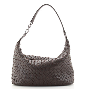 Bottega Veneta Zip Hobo Intrecciato Nappa Small
