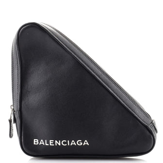 Balenciaga Triangle Pouch Leather Medium