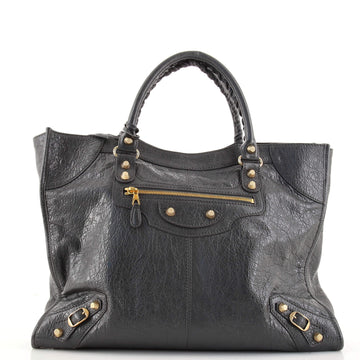 Balenciaga Monday Tote Giant Studs Leather