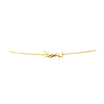 Saint Laurent Logo Chain Bracelet Metal Thin