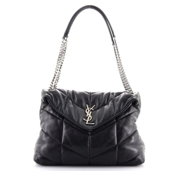 Saint Laurent LouLou Puffer Shoulder Bag Quilted Leather Medium