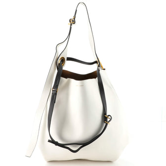Burberry Grommet Hobo Leather Medium