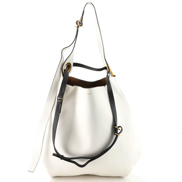 Burberry Grommet Hobo Leather Medium
