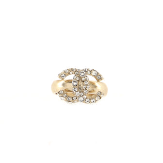 Chanel CC Ring Metal with Crystal