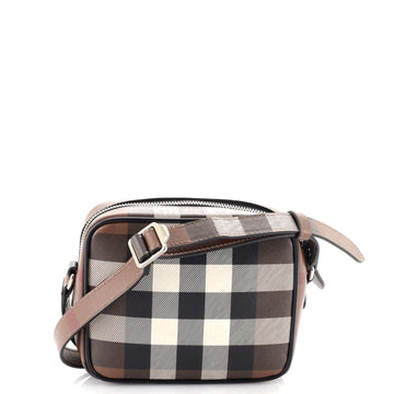 Burberry Camera Bag Check Coated Canvas Mini