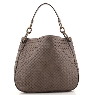 Bottega Veneta Loop Shoulder Bag Intrecciato Nappa Medium