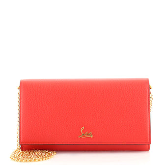 Christian Louboutin Boudoir Chain Wallet Leather
