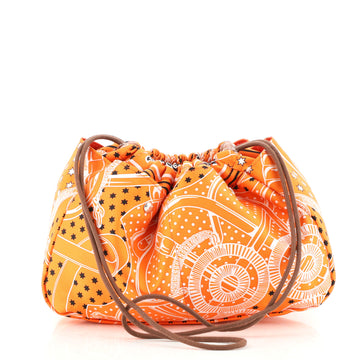 Hermes Fourbi Pouch Silk with Barenia 20