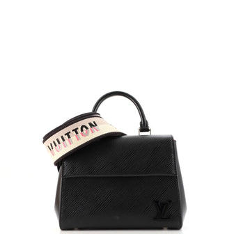Louis Vuitton Cluny Mini Handbag Epi Leather Black