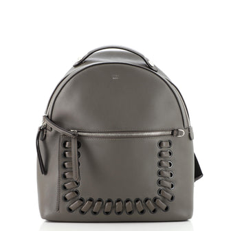 Fendi By The Way Backpack Whipstitch Leather Medium