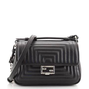 Fendi Double Baguette Quilted Leather Micro