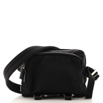 Prada Technical Zip Crossbody Bag Tessuto Small