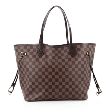 Louis Vuitton Neverfull NM Tote Damier MM brown
