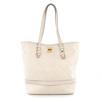 Louis Vuitton Citadine Handbag Monogram Empreinte Leather PM White