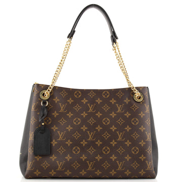 Louis Vuitton Surene Handbag Monogram Canvas with Leather MM