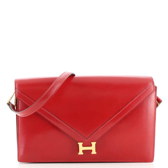Hermes Lydie Convertible Clutch Box Calf
