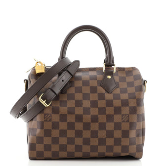 Louis Vuitton Speedy Bandouliere Bag Damier 25