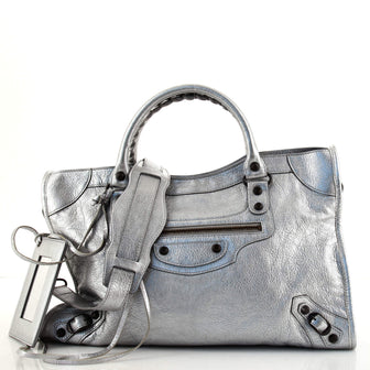 Balenciaga City Classic Studs Bag Leather Medium