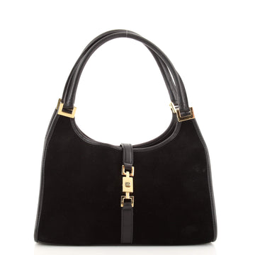 Gucci Vintage Bardot Hobo Suede Small
