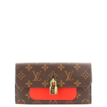 Louis Vuitton Flower Wallet Monogram Canvas Long