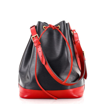 Louis Vuitton Bicolor Noe Handbag Epi Leather Large