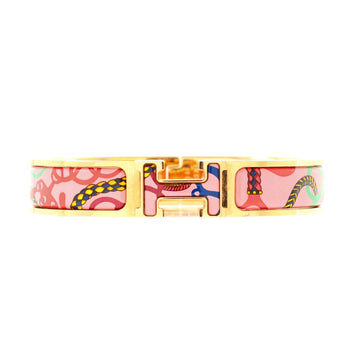 Hermes Clic H Bracelet Enamel Narrow
