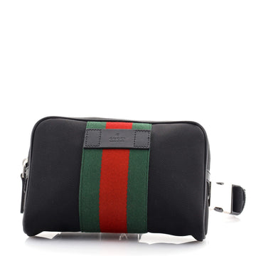 Gucci Slim Web Belt Bag (Outlet) Canvas