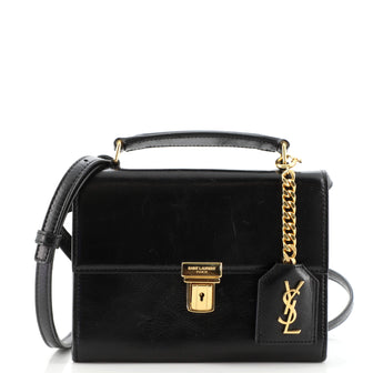 Saint Laurent High School Chain Wallet Aged Calfskin