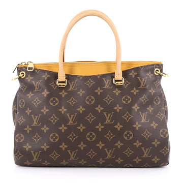 Louis Vuitton Pallas Tote Monogram Canvas Brown