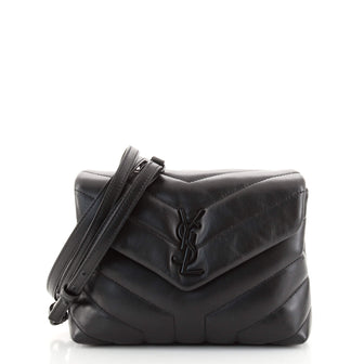 Saint Laurent LouLou Shoulder Bag Matelasse Chevron Leather Toy