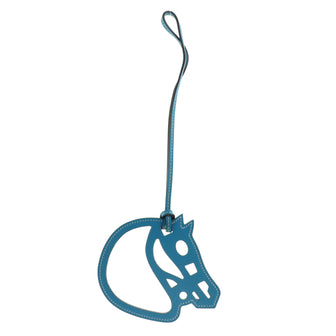 Hermes Paddock Cheval Horse Bag Charm Leather