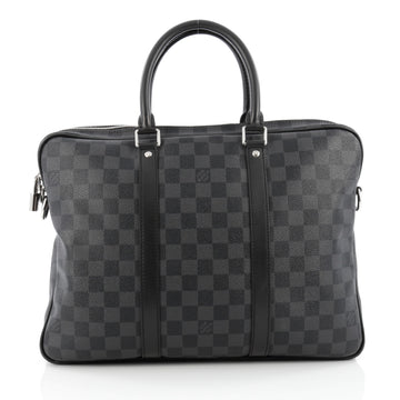 Louis Vuitton Porte-Documents Voyages Bag Damier PM Black