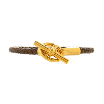 Hermes Glenan Bracelet Braided Leather
