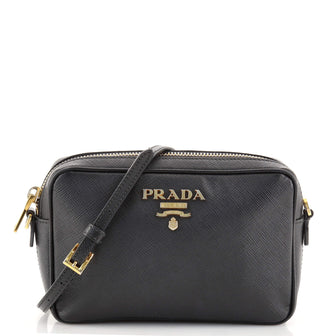 Prada Camera Shoulder Bag Saffiano Leather Small