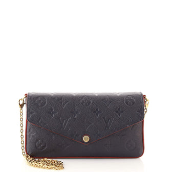 Louis Vuitton Felicie Pochette Monogram Empreinte Leather