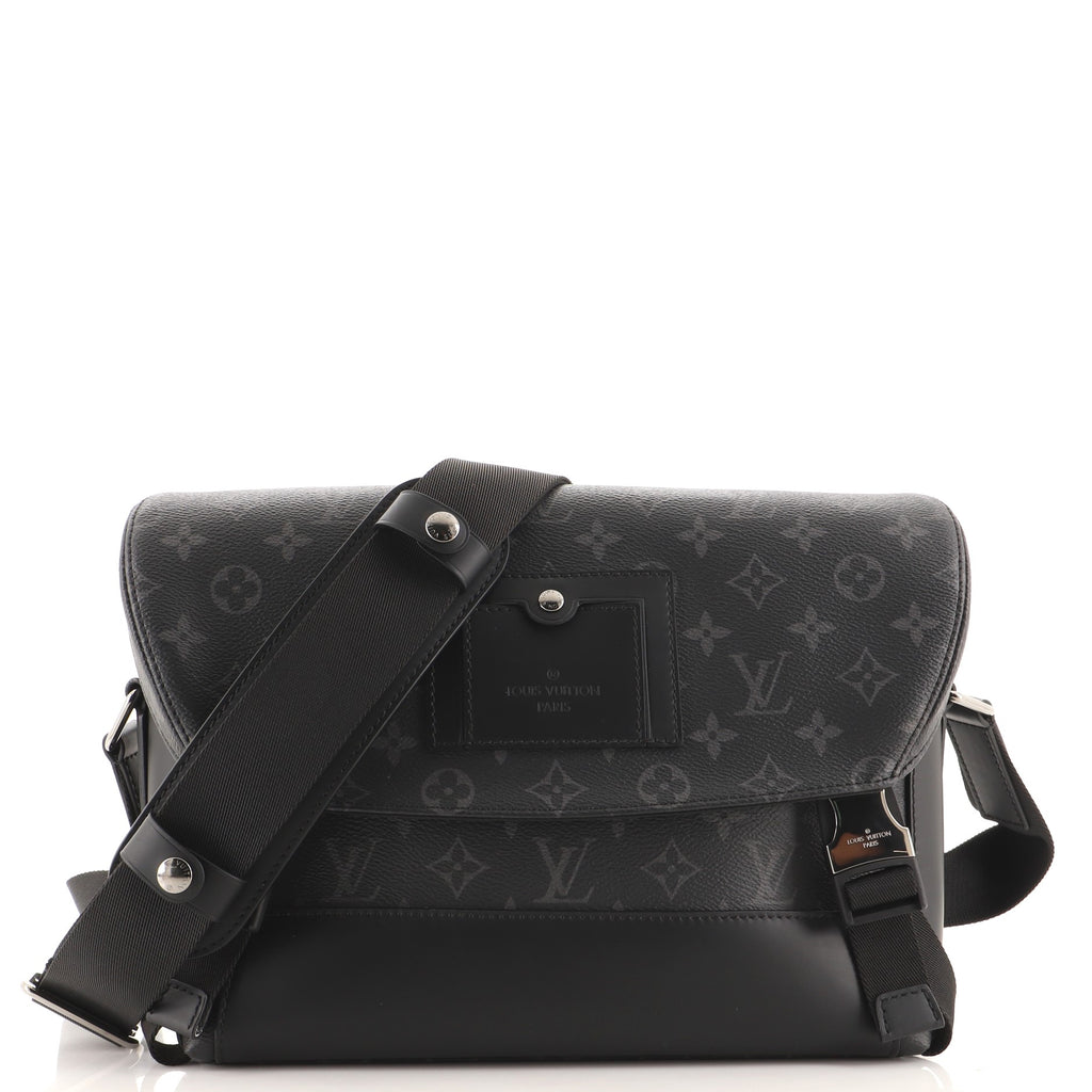 Louis Vuitton LV Messenger PM Voyage Black Leather ref.485550