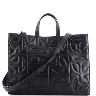 Telfar Moose Knuckles Shopping Tote Quilted Nylon Large